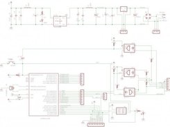 micro controler board schematic in eagle