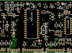 analog to digital converter board gerber output pic