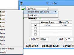 Enable/Disable Time restrictions