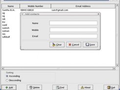 Pcontacts screen - 1
