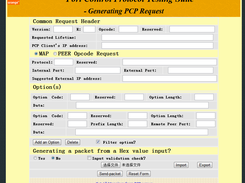 PCP testing tool Screenshot 1