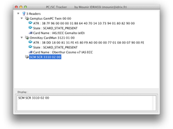 PcscTracker under MacOSX