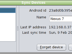 Devices view