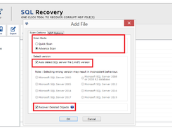 PCVITA SQL Database Recovery Screenshot 1