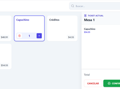 Visualiza todos los productos en la pantalla y utiliza el filtro para encontrar el producto que buscas rápidamente para crear el pedido del cliente.