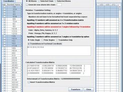 Rotate/Translate Atom Window