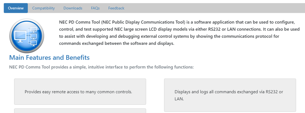 PDComms Tool Screenshot 1