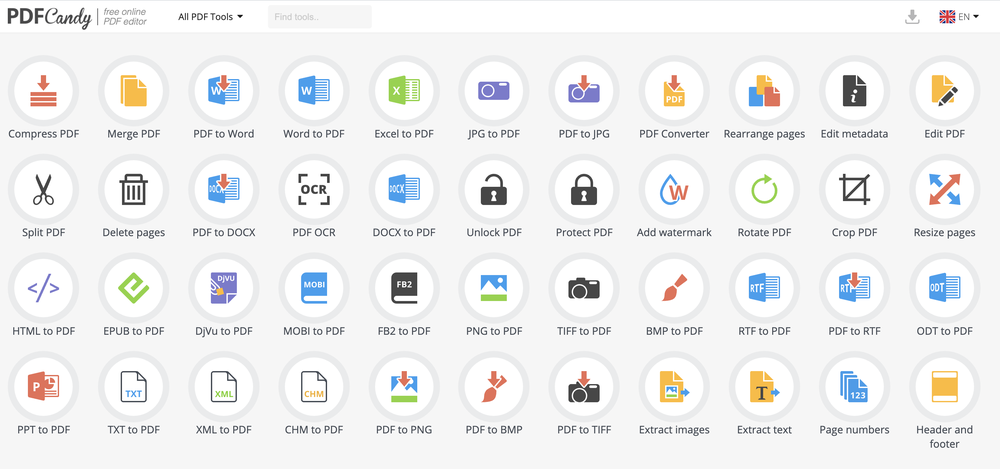 PDF Candy Screenshot 1