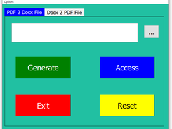PDF-Docx Generator [I.S.A] Screenshot A