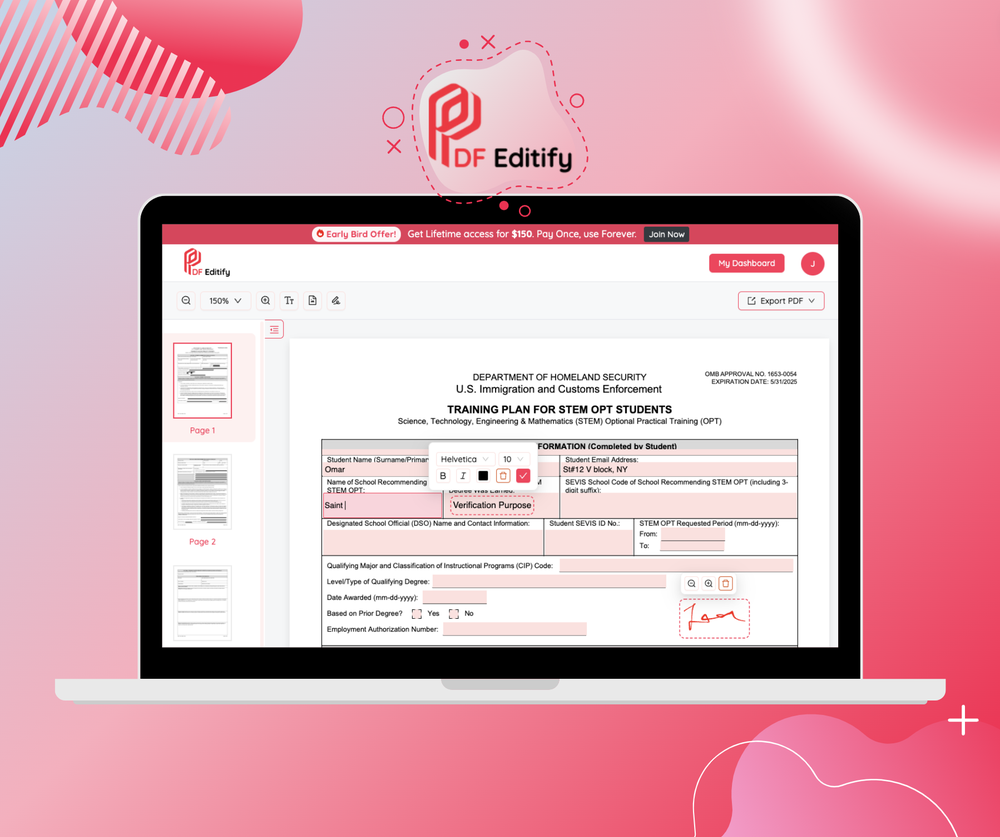 PDF Editify Screenshot 1