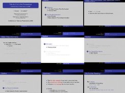 Grid overview page