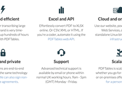 PDFTables Screenshot 1