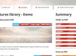 PDF API HTML5 Web Apps Screenshot 2