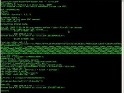 Analyzing shellcodes inside a PDF.