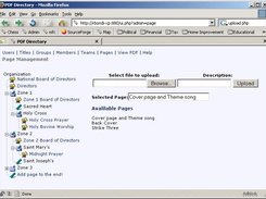 Insert Pages into document structrue