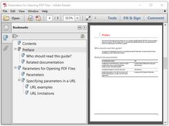 Corresponding PDF Bookmarks Displayed in Adobe Reader
