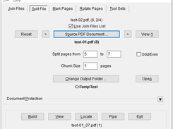 'Split File' Tab