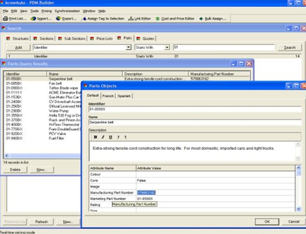 PDM Builder Screenshot 1