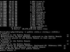 C runtime library used by PDOS