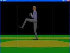 Pitcher in windup