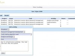 Day timesheet view