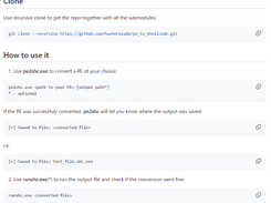 pe_to_shellcode Screenshot 1