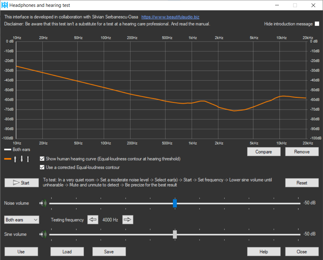 Interface equalizer apo