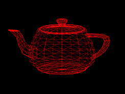 The legendary teapot imported by the new "limited" Wavefront importer!