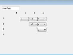 Window in which users can create a new entry and add it to the current comparison
