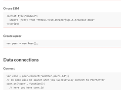 PeerJS Server Screenshot 1