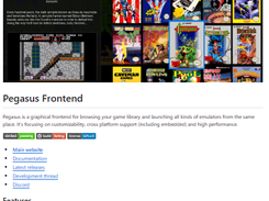 Pegasus Frontend Screenshot 1