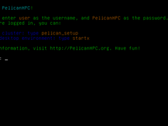 PelicanHPC Master Login