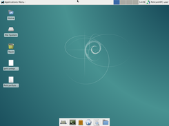 PelicanHPC Xfce Desktop