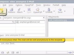 Composing an anonymous email within Mozilla Mail