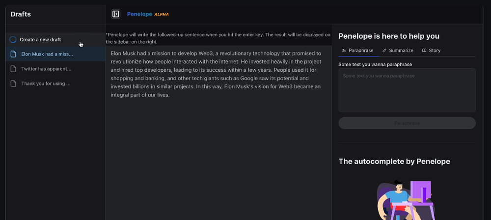 Penelope AI Screenshot 1