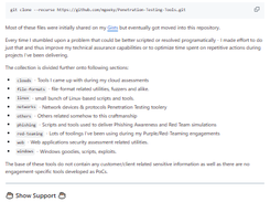 Penetration Testing Tools Screenshot 1