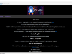 PengWeb 0.1.3.2 on PengOS home.