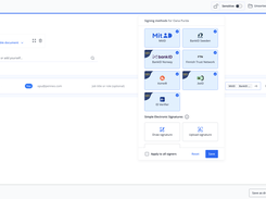 Seding document for signature