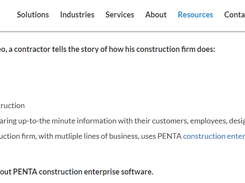 PENTA Enterprise Construction Management Screenshot 1