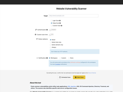 Website Vulnerability Scanner