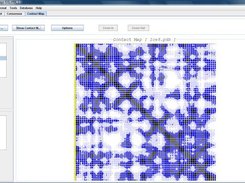 Protein contact map.