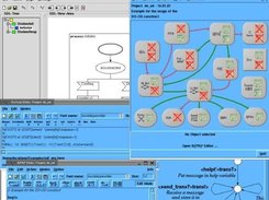 Some PEP project windows opened