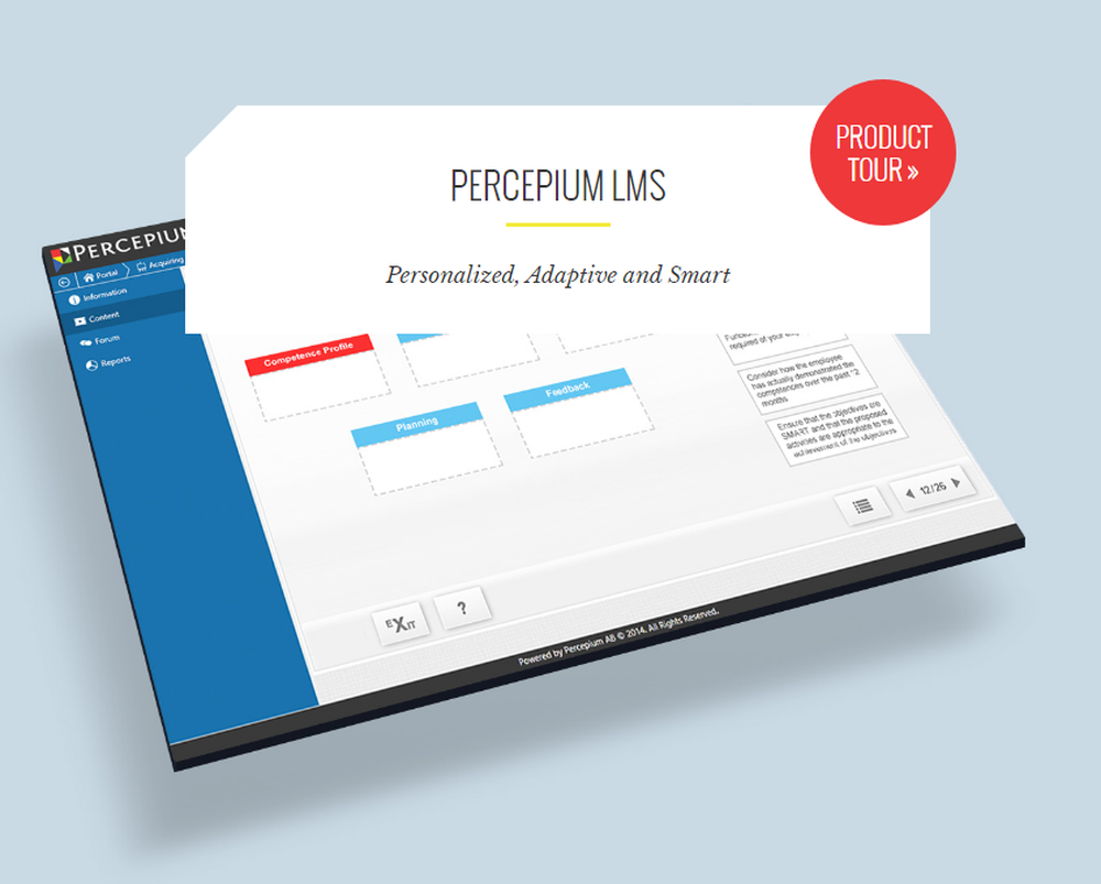 Percepium LMS Screenshot 1
