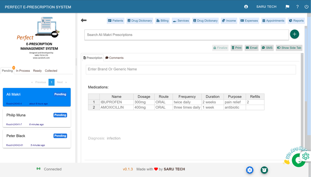 Perfect E-Prescription System