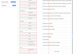 Patient Daily Report Monitoring Sheet