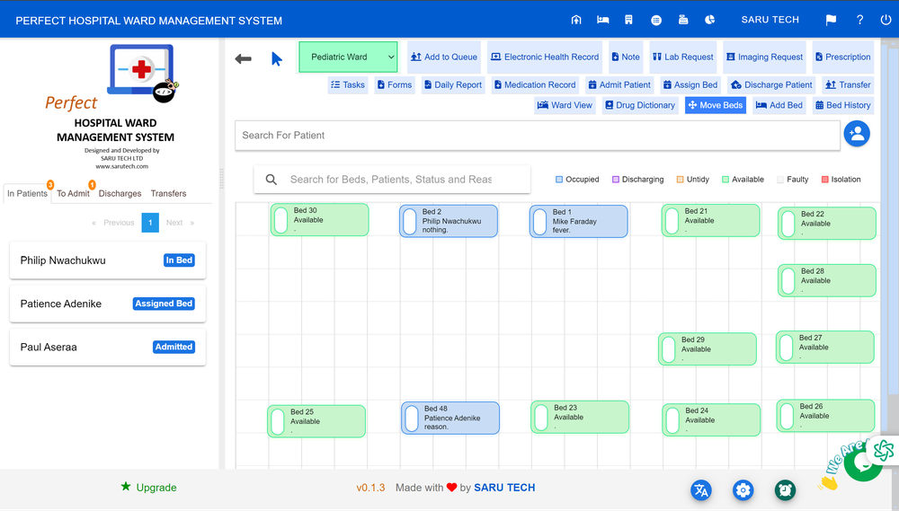 Perfect Hospital Ward Management System