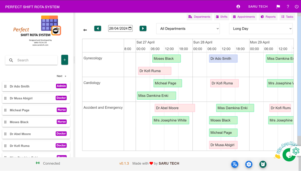 Perfect Shift Management System