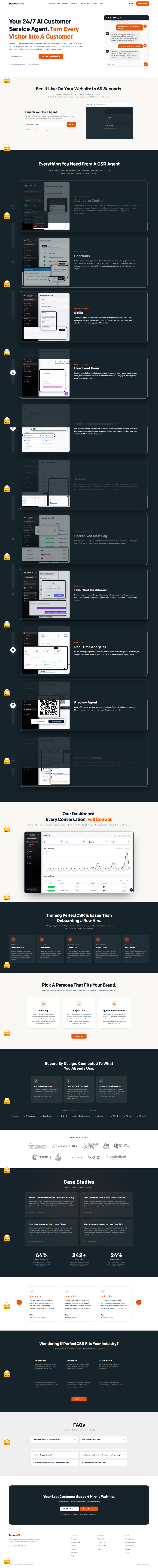 PerfectCSR AI Chatbot for websites