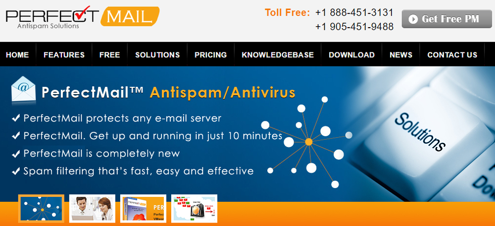 PerfectMail Antispam Screenshot 1