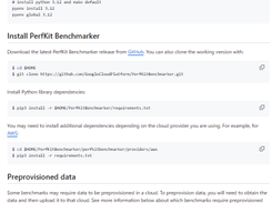 PerfKit Benchmarker Screenshot 1